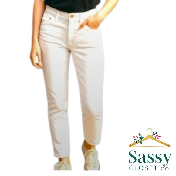 MICHAEL KORS Ivory Skinny Leg Jeans - Picture 1 of 8